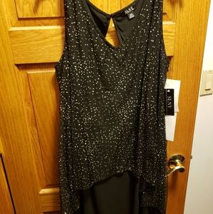 Sleeveless black dress